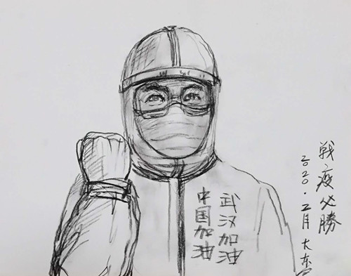 1速写《战疫必胜》.jpg