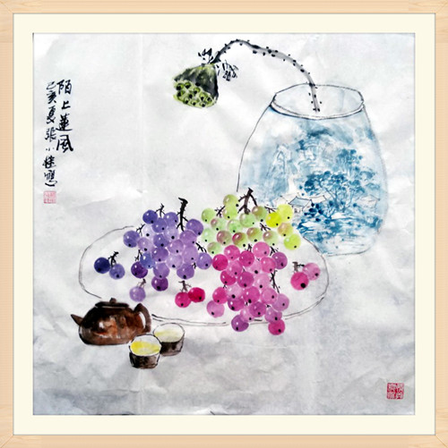 陌上莲风(4尺斗方.jpg