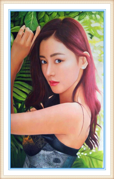 当今社会女性追捧热宠狂迷著名油画曹雕写实油画