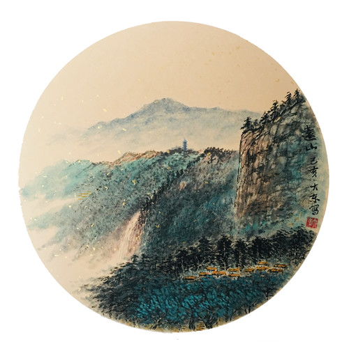 33国画《远山》 jpg