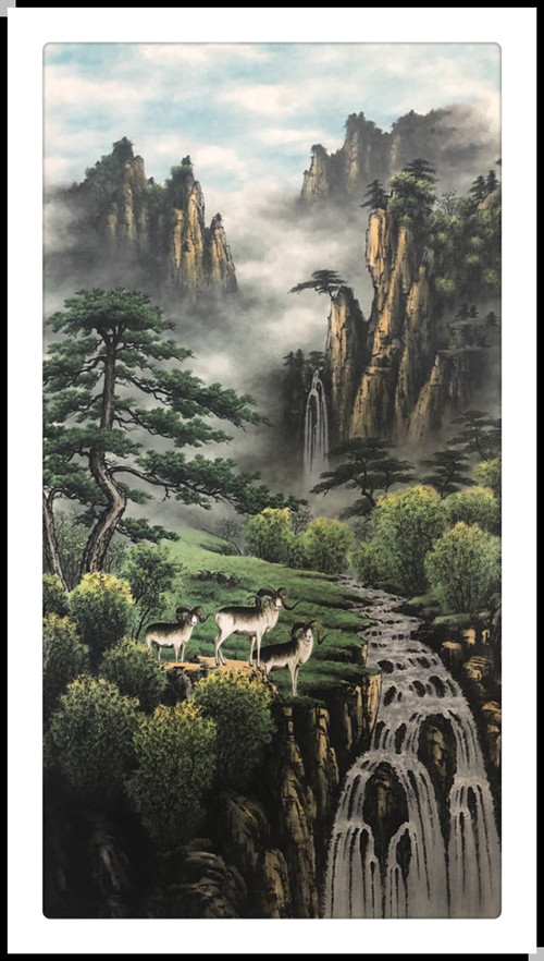 徐国维作品欣赏国宾礼特供画家.2018两会重点推荐艺术家.