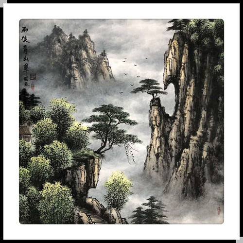 徐国维作品欣赏国宾礼特供画家.2018两会重点推荐艺术家.